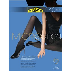 Micro & Cotton 140 Колготки женские классические, Omsa, Алтайская бельевая компания